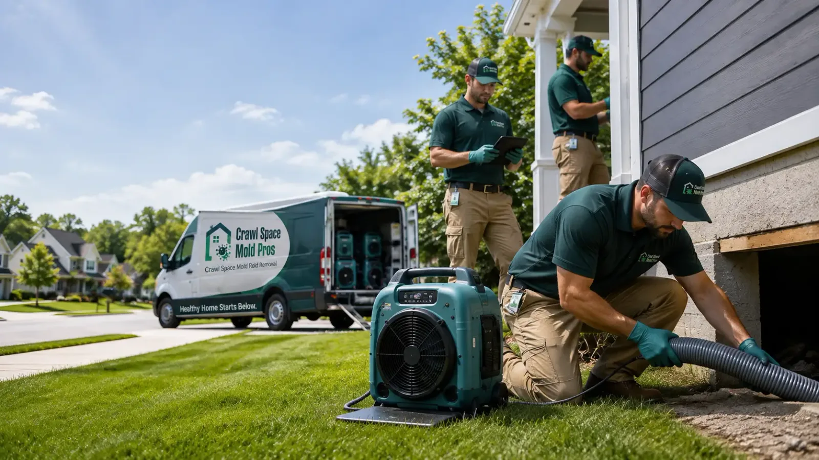 Crawl Space Mold Removal in Albany, IL